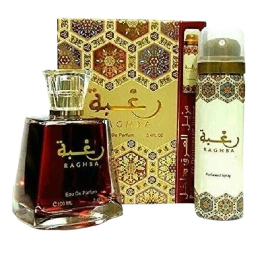 Raghba Eau De Parfum 100ml by Lattafa �?Arabian Men’s Perfume + Free Deo