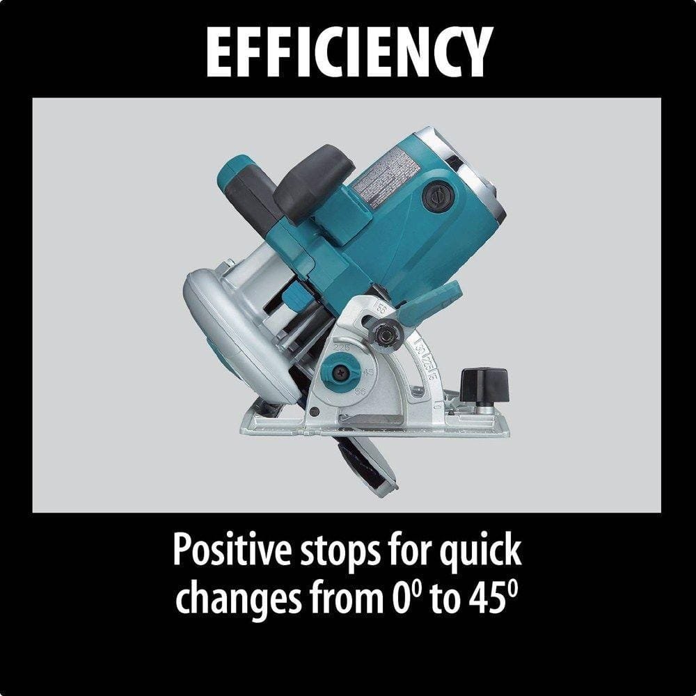 15 Amp 7-1/4 in. Corded Lightweight Magnesium Circular Saw with LED Light, Dust Blower, 24T Carbide blade, Hard Case 5007MG