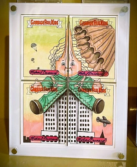 Acrylic Holder/Display/Frame For Loaded Sketch Cards - With Set Of Screws - White