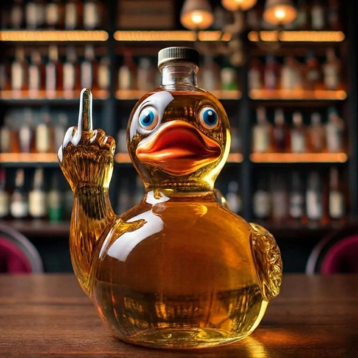 Rebellischer Whiskey-Dekanter