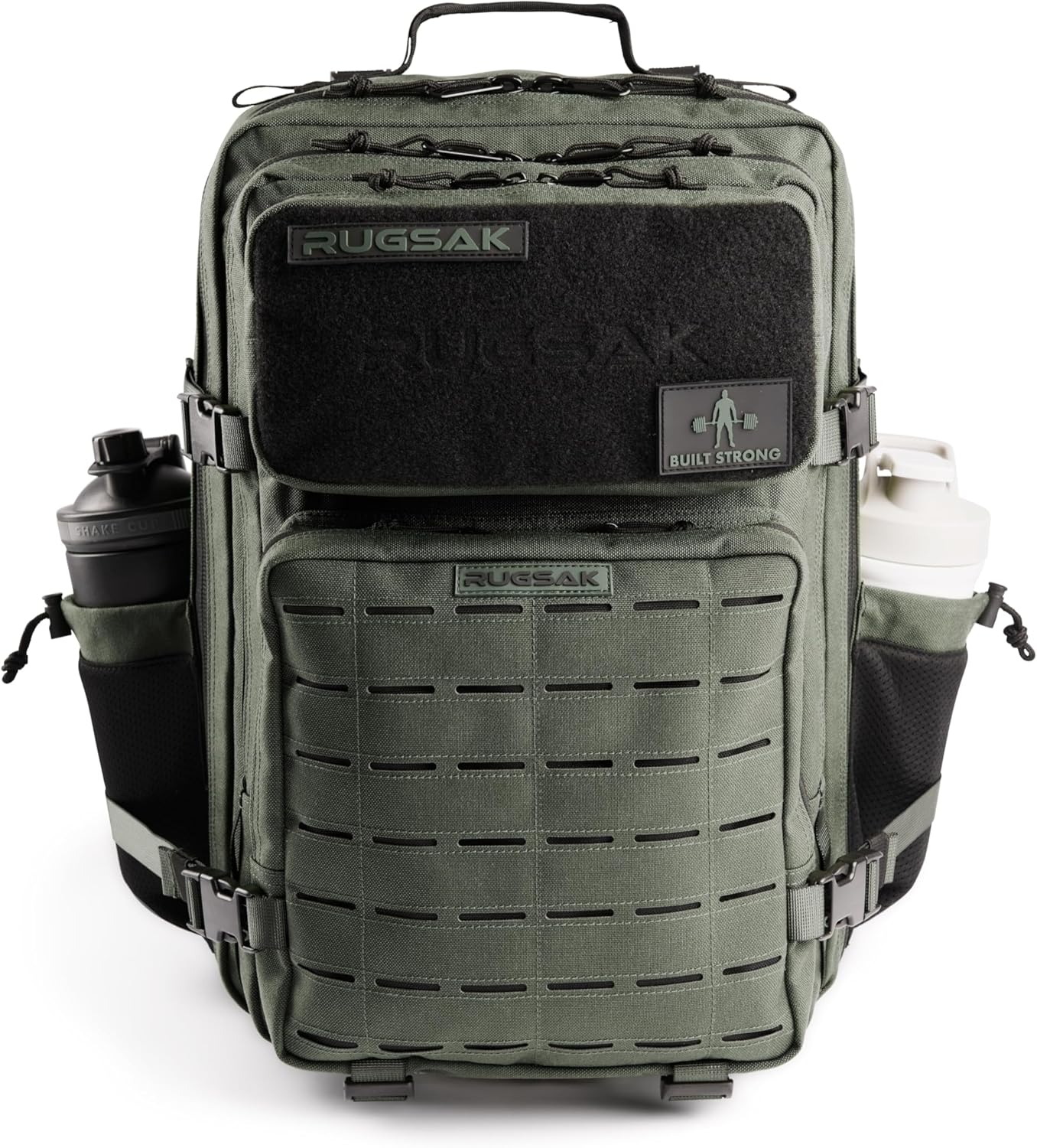 RUGSAK ALPHA | Taktischer Rucksack [20-45L] Wasserdicht & EXTREM Robust | Militär Survival Backpack | für Outdoor Arbeit Wandern Camping und Gym | Molle Reiserucksack Herren & Damen
