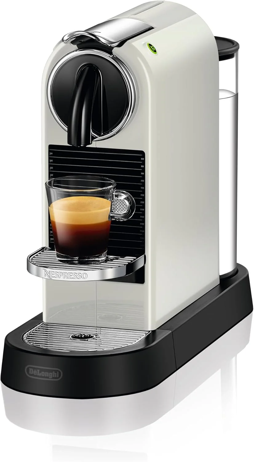 Nespresso De'Longhi EN267.BAE Citiz koffiezetapparaat met melkopschuimer, energiebesparende functie, 1710W, 1 liter, 37.2 x 21.8 x 27.7 cm, zwart