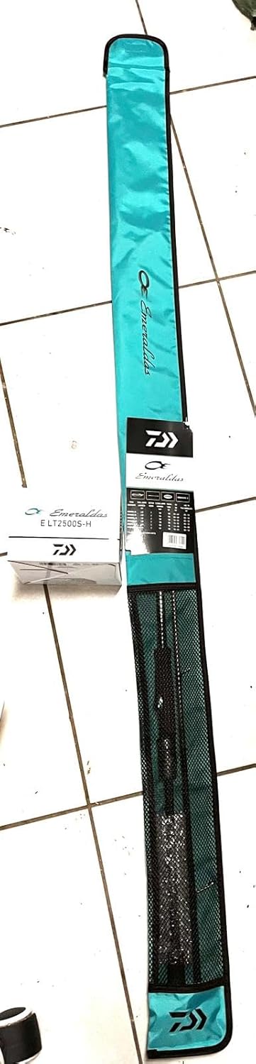 Emeraldas Angelset EMEX83M BI mit Angelrolle Emeraldas E LT2500S-H, inklusive Umflechtung, Angelrolle vorgewickelt, DAIWA
