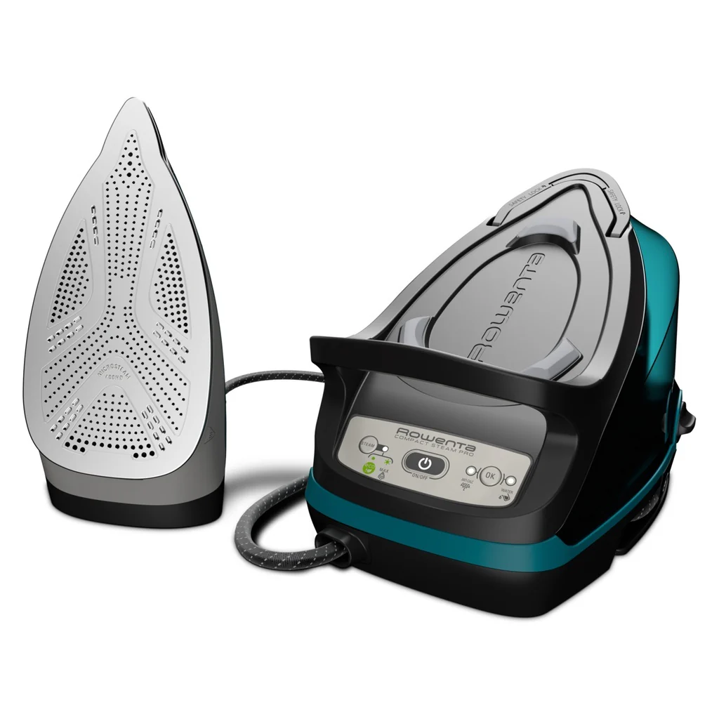 Rowenta DG762 2200 W 1,1 l Microstoom 400 HD Laser-strijkzool Zwart, Blauw