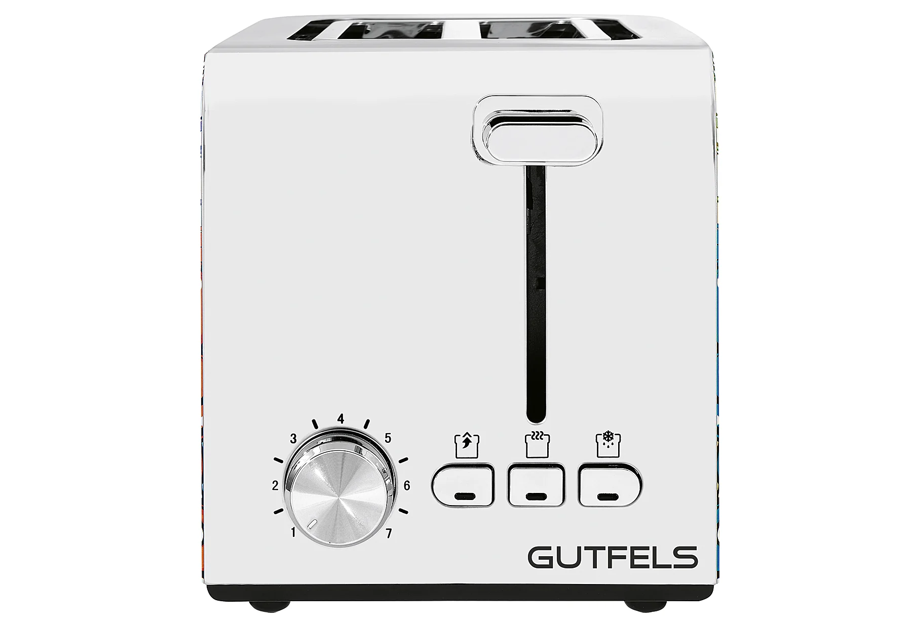 2-Sneetjes broodrooster in graffiti-stijl Toast 3010 G