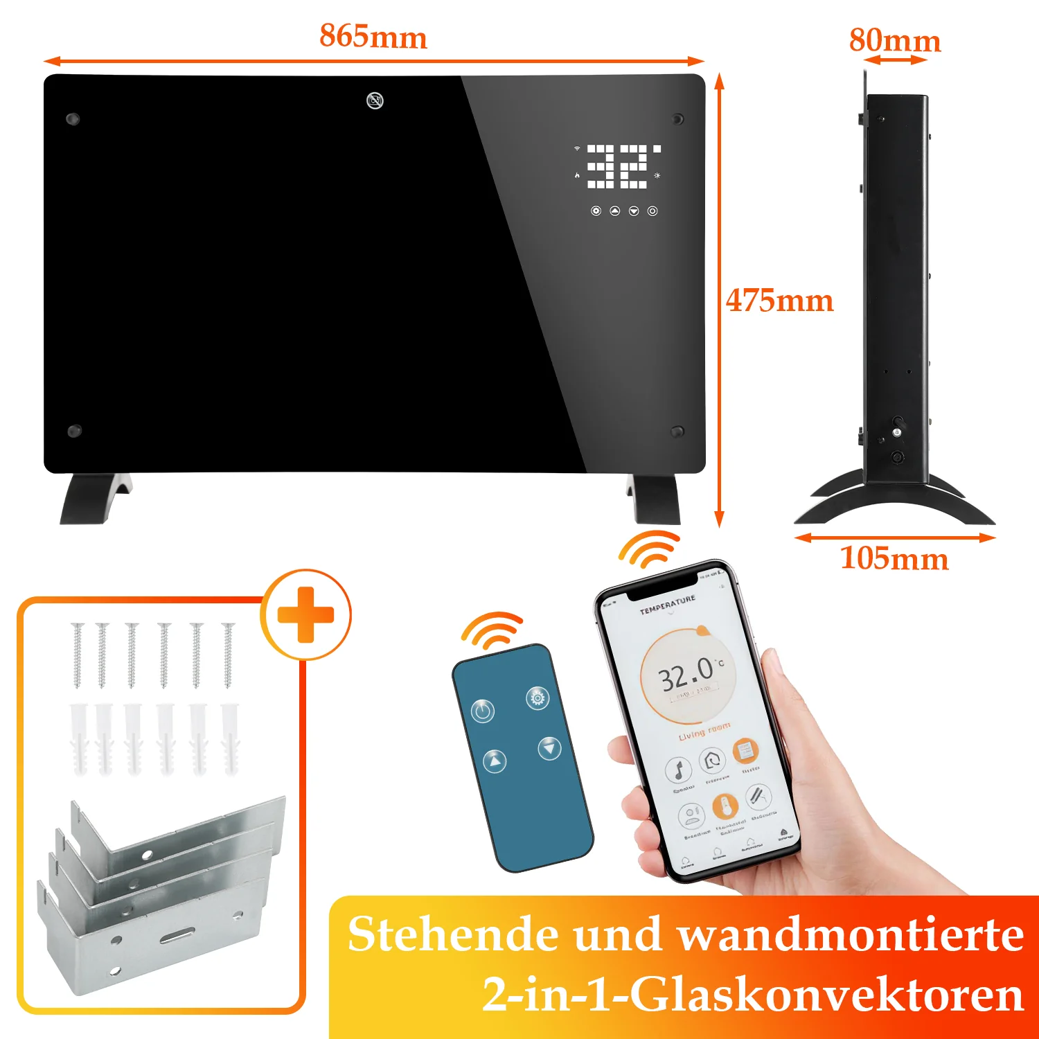 Sonnewelt Infrarotheizung Elektroheizung 2000W