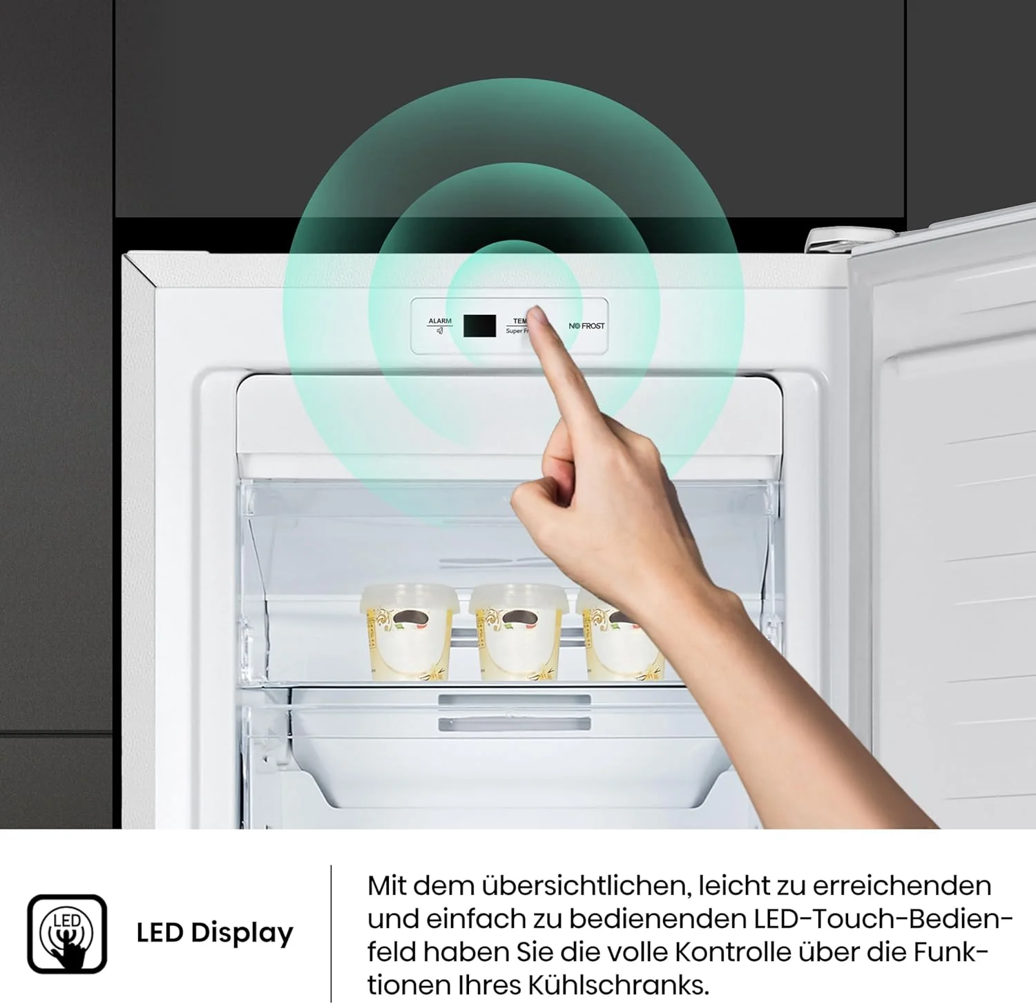 Hisense FV191N4AW2 Vriezer/ TotalNoFrost/ SuperFreeze/ Deuralarm/ Multiflow 360��/ BigBox/ 143,4 cm/ Vriesgedeelte 147 l/ 41 dB/ 205 kWh/Wit