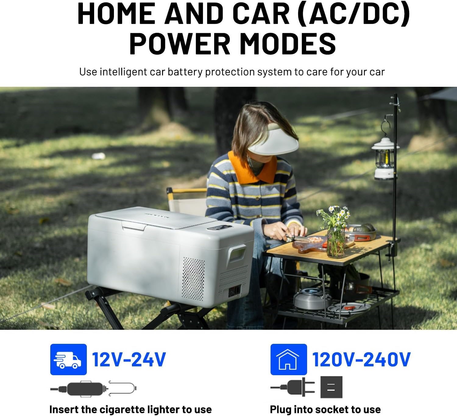 Alpicool C12 12L Cool Box 12 V Mini Fridge Electric Compressor Car Fridge Camping Freezer Box Small Portable for Car, Truck, Boat, RV with USB Connection