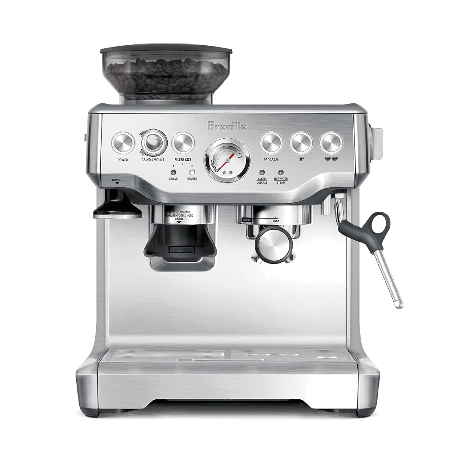 Breville Barista Express Espresso Machine BES870BSXL, Black Sesame