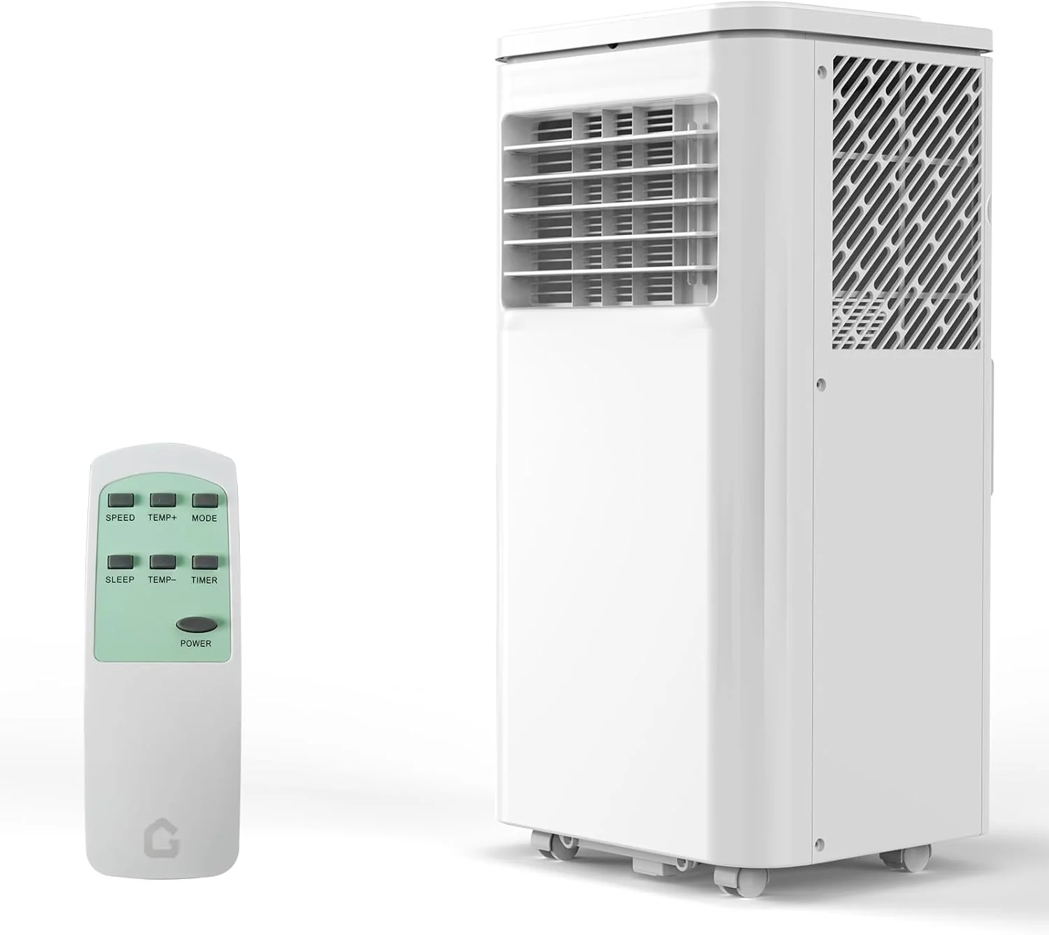 8.000 BTU Portable Air Conditioners. Quiet Portable Cooling AC Unit Up to 350 Sq.Ft. with Dehumidifier. 24H Timer. Sleep Modes. 3 in-1 AC Unit with Remote Control. for Bedroom. Room. Office.Apartment