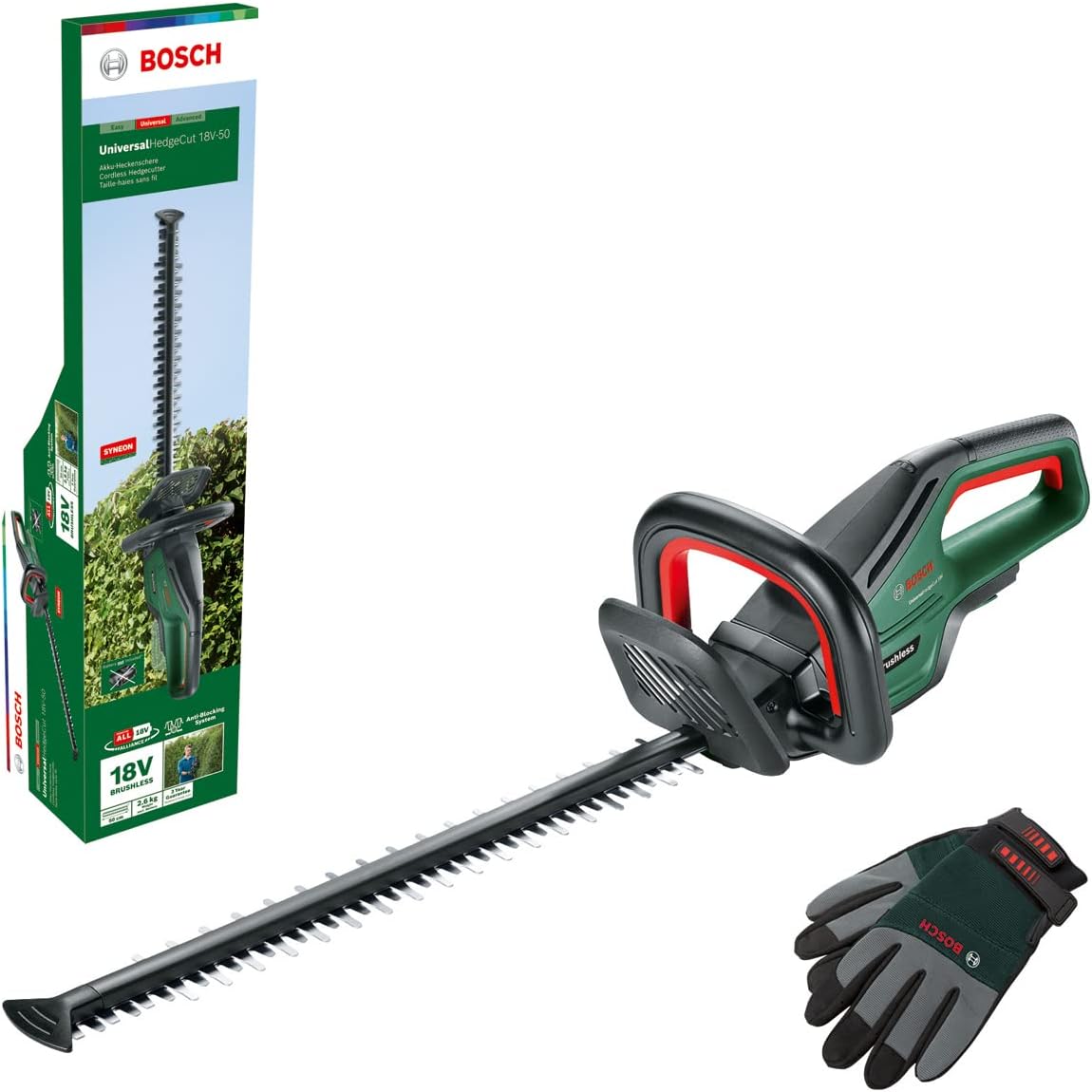 Bosch Akku Heckenschere AHS 50-20 LI (1x Akku, 18 Volt System, Hublnge: 20 mm, im Karton)