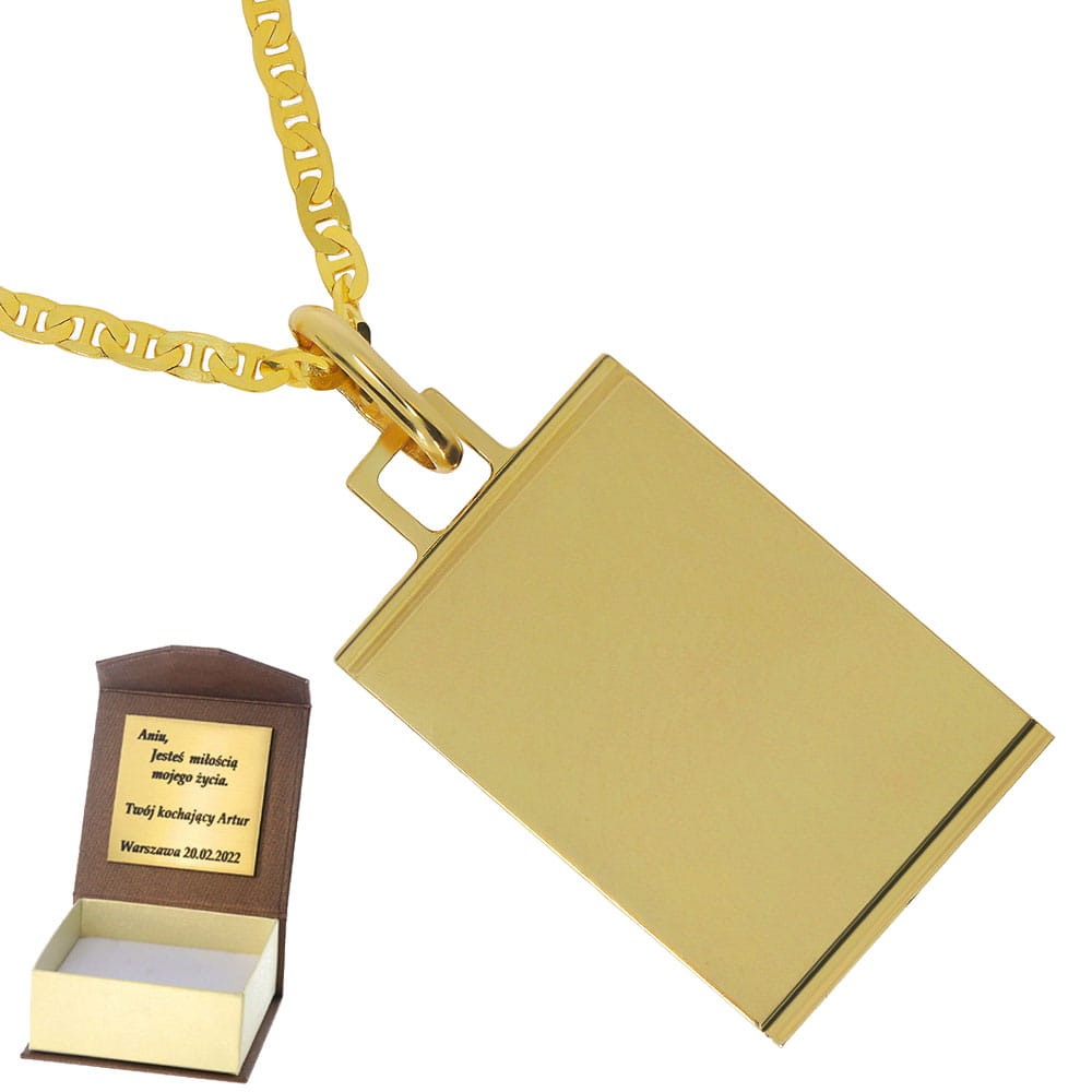 Złota zawieszka Próby 585