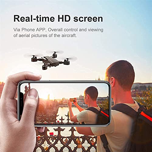 RFZHANZ Rc Droni Pieghevoli con videocamera 4K HD per Adulti Quadricottero RC WiFi FPV Video Live Altitude Hold modalità Senza Testa Decollo a Una Chiave per Bambini o Principianti : Giochi e giocattoli