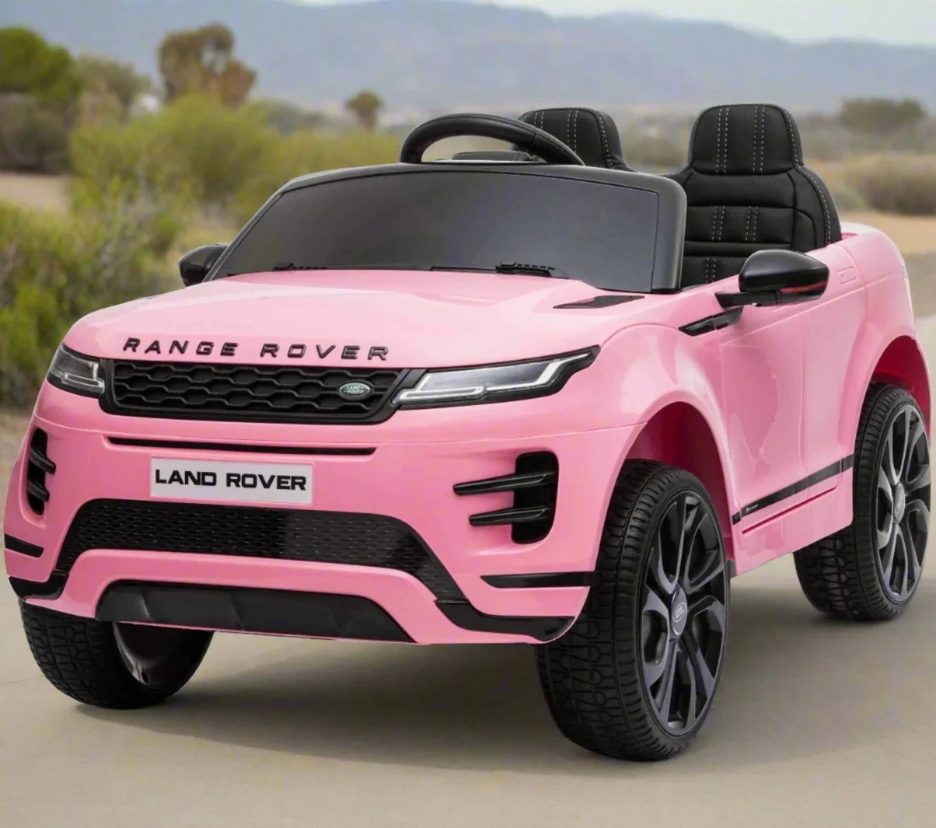 Kids Range Rover Evoque Electric ride on car upgraded version with MP4 screen and parental control in pink