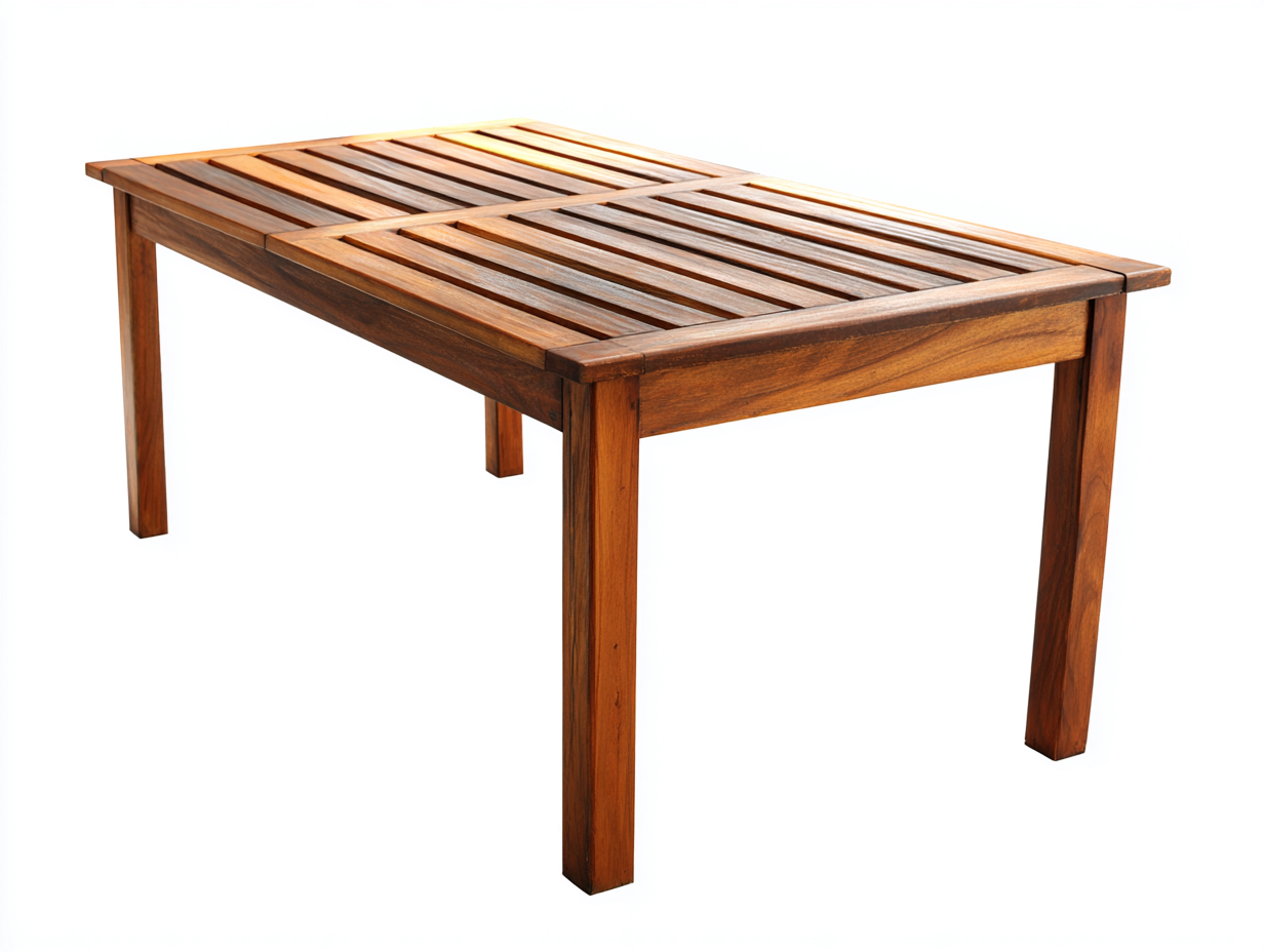 Gartentisch - Akazienholz - 150 x 80 x 74 cm - Naturbraun - Klassischer Outdoorstil