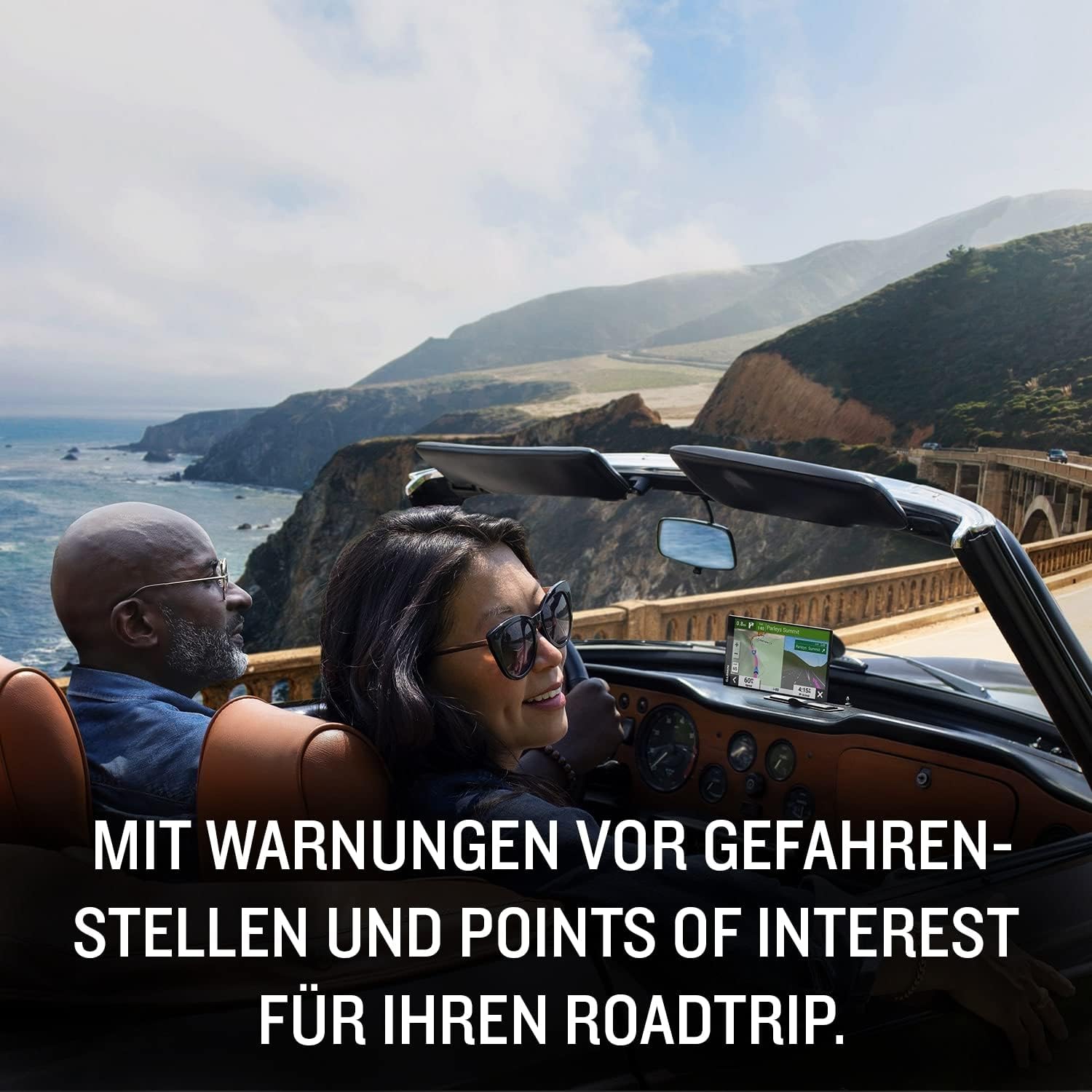 DriveSmart 76 MT-S – Navigationsgerät mit großem 7 Zoll (17,8 cm) HD-Display, 3D-Europakarten mit Umweltzonen, Verkehrsinfos in Echtzeit via Drive App, Sprach- und Fahrerassistenz