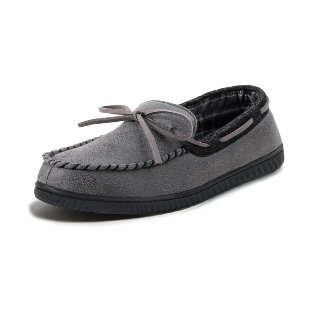 Men's Classic Tassel Loafers in Leather-Look Finish