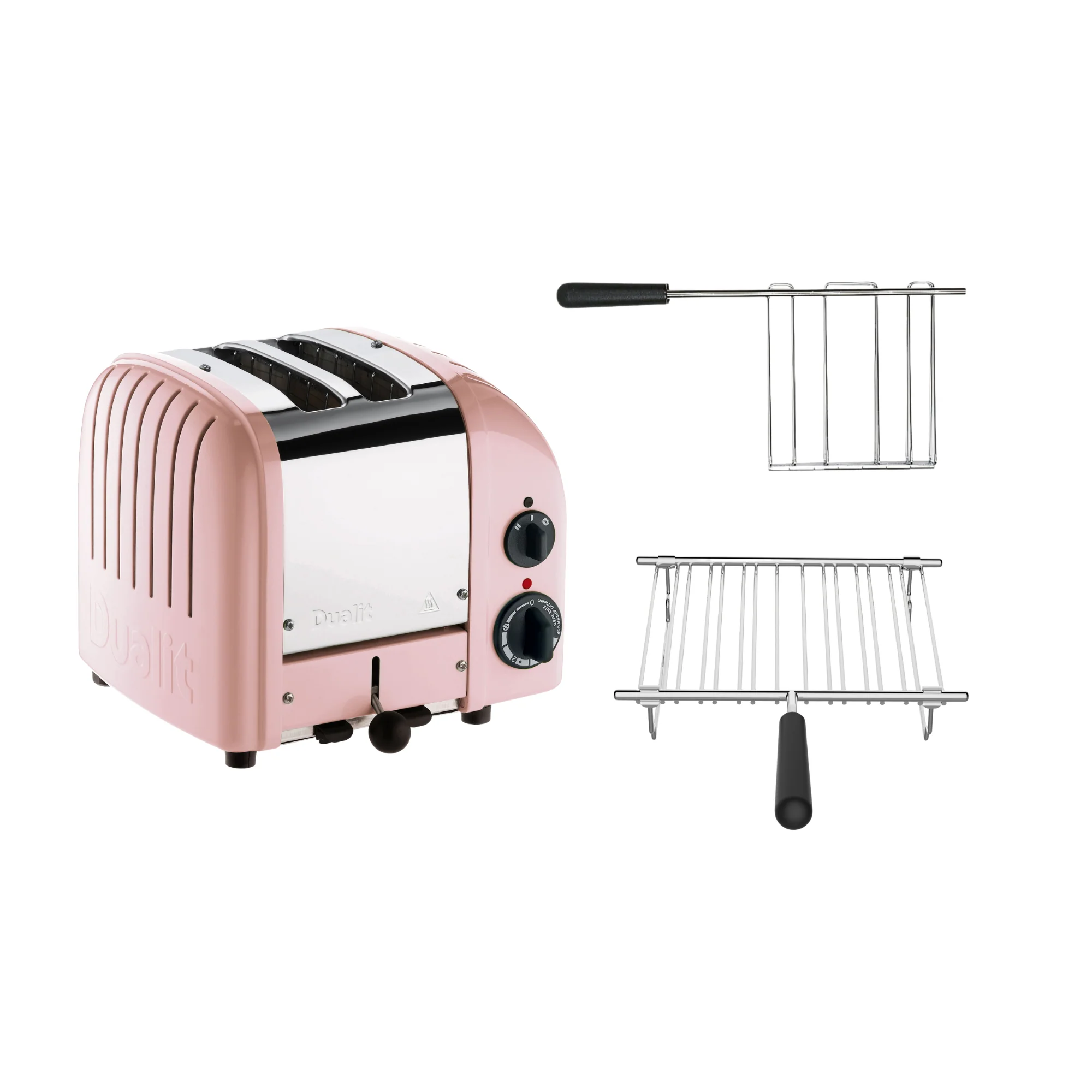 2025 Dualit Toaster Set 2 �C 2-sleuf Broodrooster met Broodjeshouder en Sandwich Tang