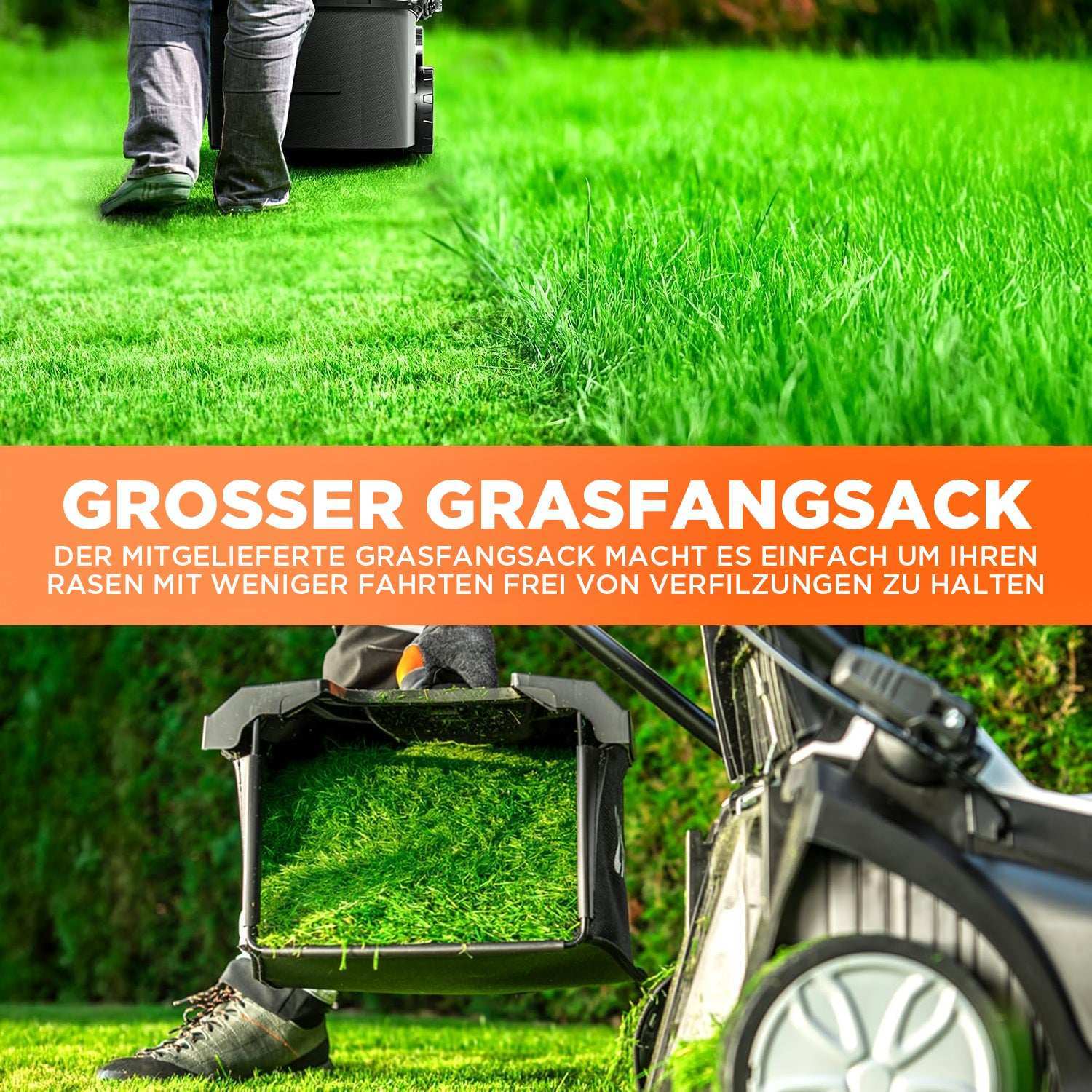 2025 U20 2 x 20V 37 cm Borstelloze Grasmaaier | Inclusief 2 �� 4,0 Ah en 2 �� 4,0 Ah SE-accu��s | Moeiteloos maaien van gazons tot 600 m2