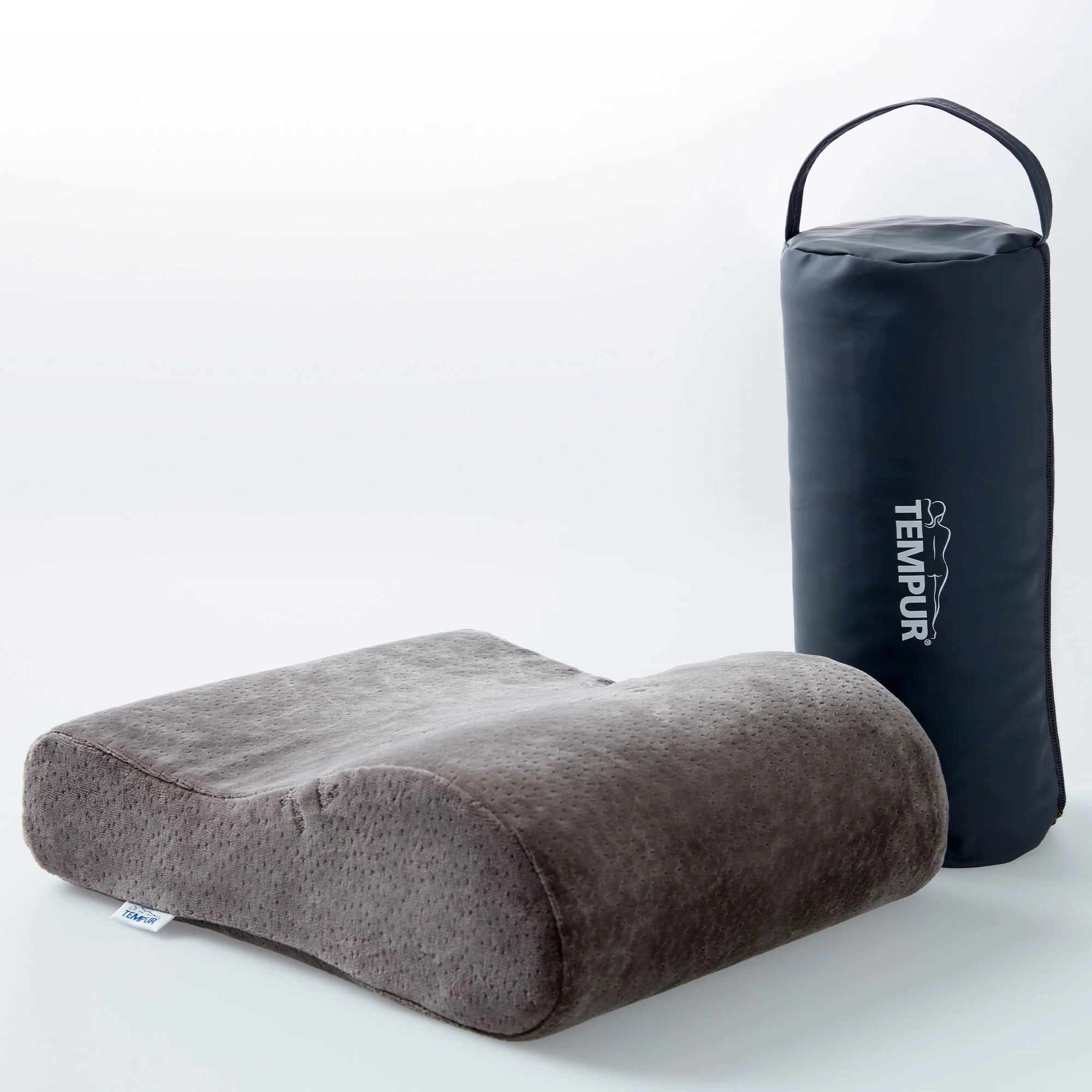 2025 TEMPUR Original Reisekussen �C Ergonomisch & kompakt voor onderweg �C Met draagtas �C 25 x 31 cm �C Hoes wasbaar bij 60��C