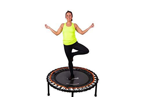 FIT BOUNCE PRO Mini Trampolino Elastico Fitness Professionale Comprensivo di Custodia e Dispositivo di Conteggio dei rimbalzi. Compreso DVD Fitness : Sport e tempo libero