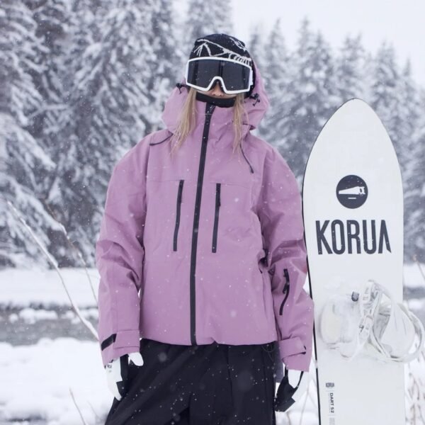Skijacke Unisex Zeitlos Mit Kapuze & Vielseitig