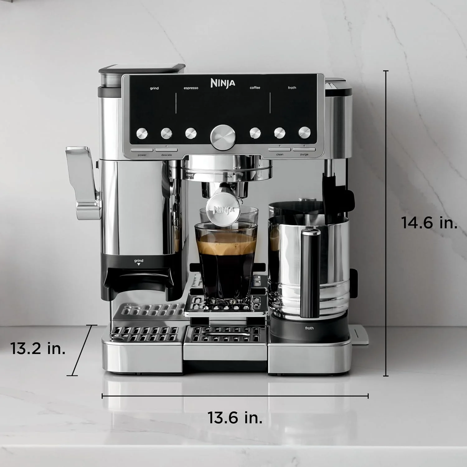 Ninja Luxe Café Pro Series, Espresso Machine, Drip Coffee, Cold Brew