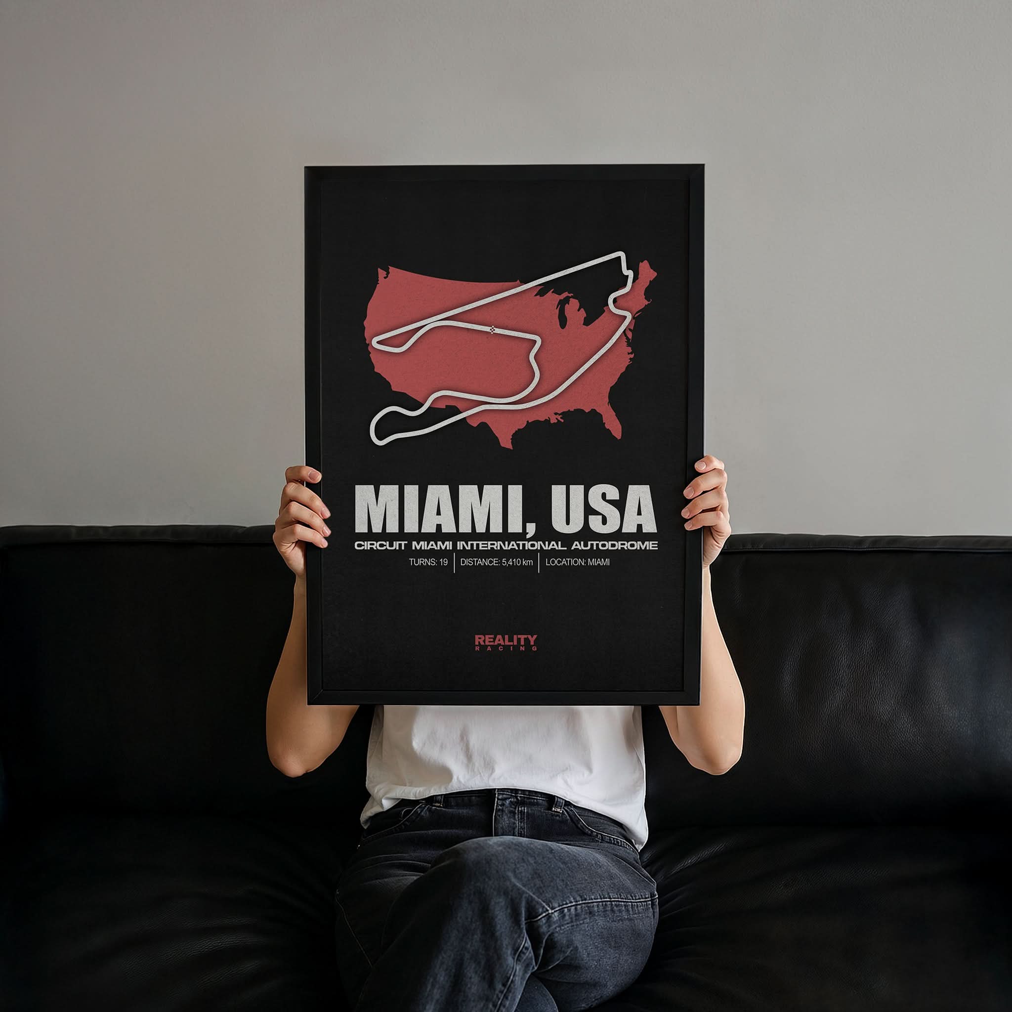 Miami Circuit Wall Art �?Digital Edition