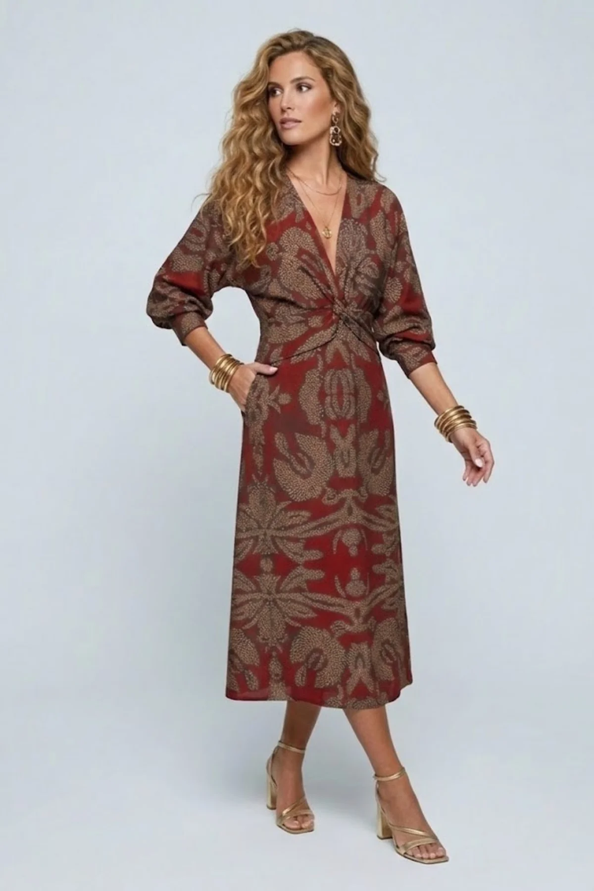 Midi-Kleid