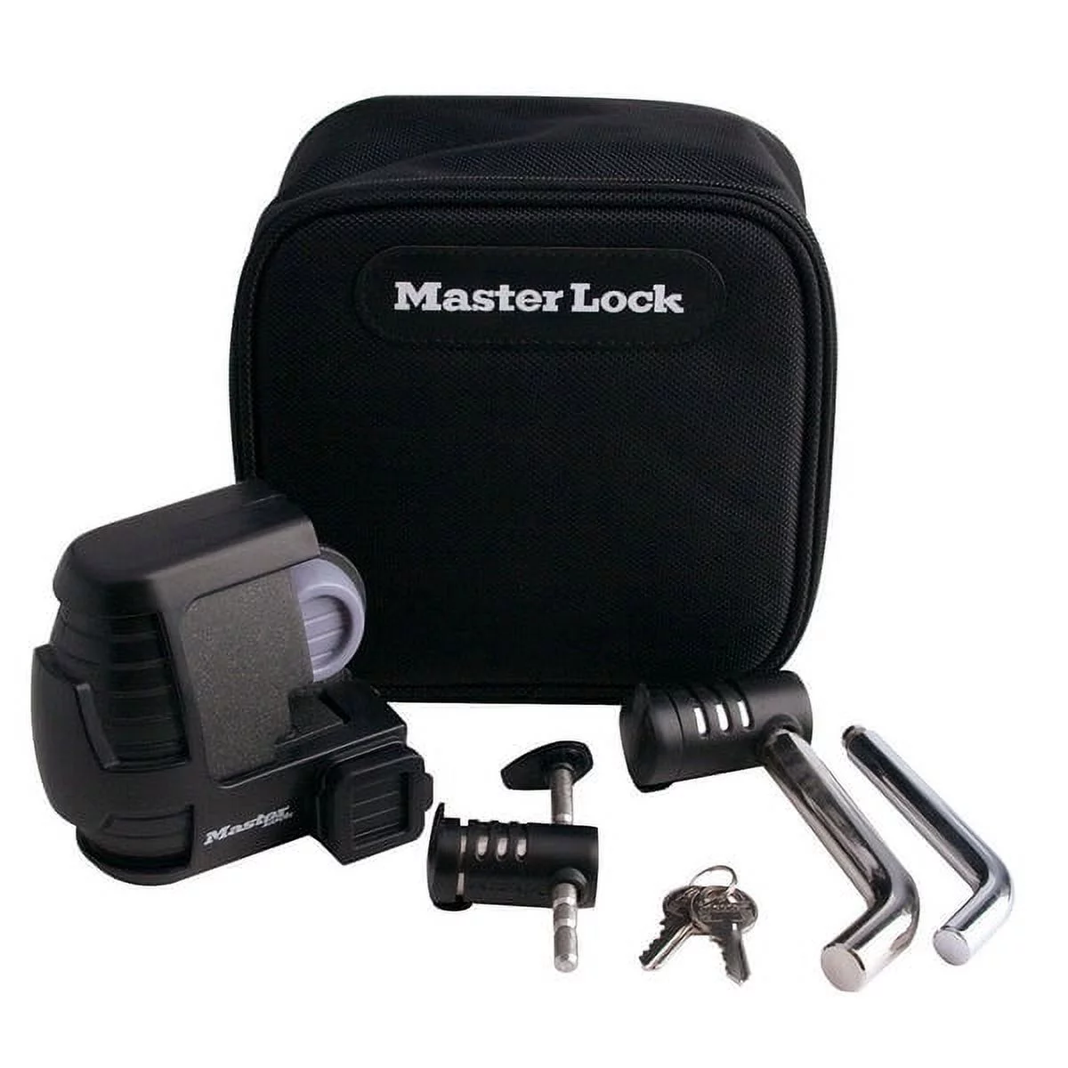 2025 Master Lock 3794DAT Koppelingsslot/Pen Beveiligingsset �C Zwart