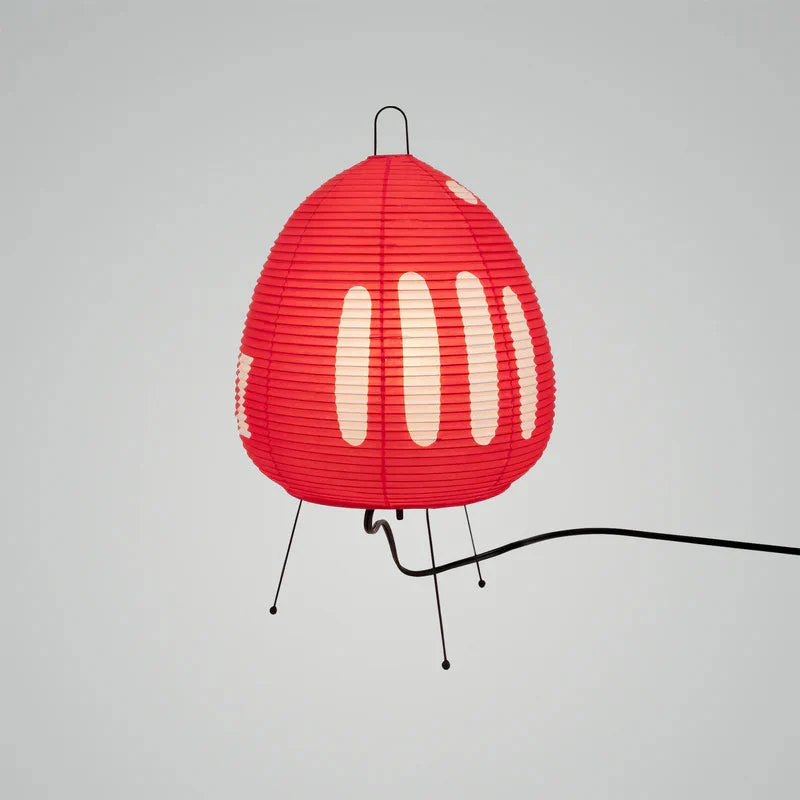 Japanische Retro-Tischlampe aus Reispapier