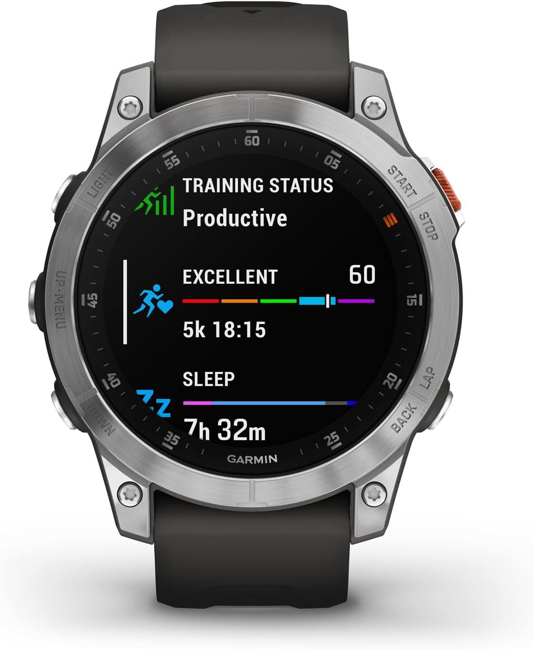 EPIX – GPS-Multisport-Smartwatch mit brillantem 1,3“ AMOLED-Display und Touch-/Tastenbedienung. TOPO-Karten, 60 Sport-Apps, Music, Pay, bis zu 16 Tage Akkulaufzeit, wasserdicht.