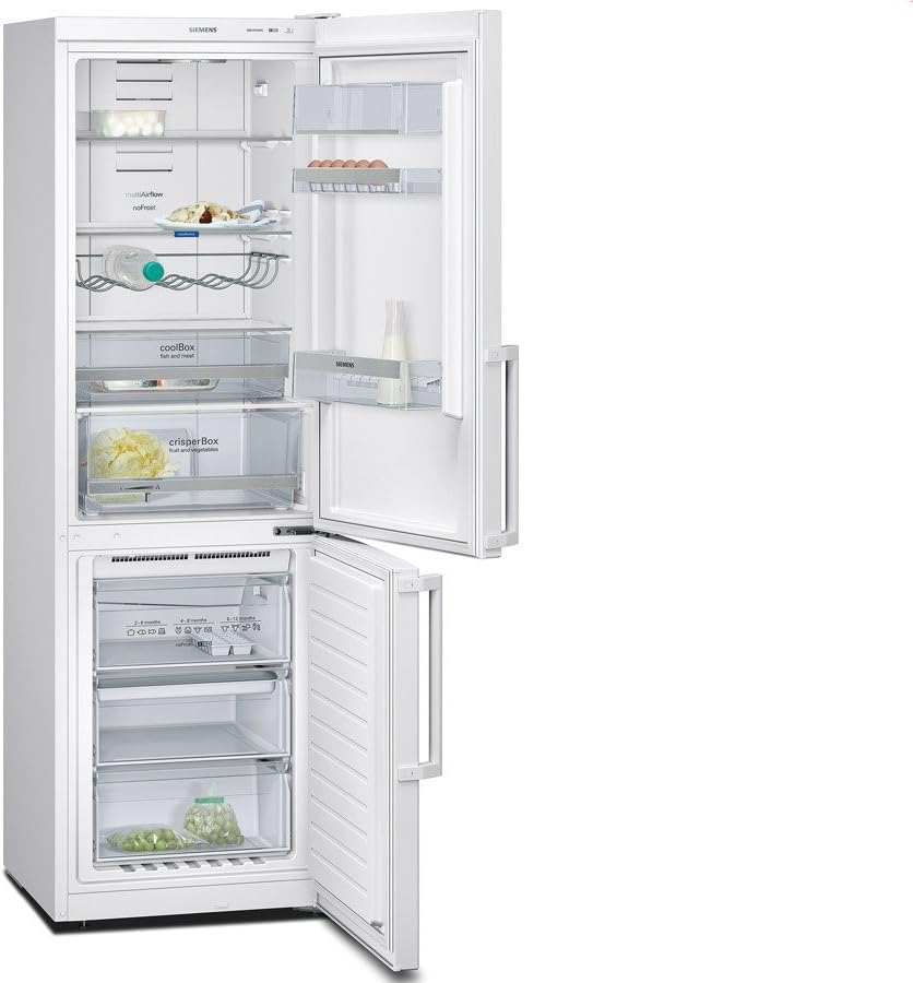 Siemens kg36nxw32 Réfrigérateur/Congélateur/A + +/186 cm Hauteur/258 kWh/an/234 L Partie isotherme/86 L Partie Congélateur/refroidisseur dans Coolbox, il est 2–3 ° comme réfrigérateur