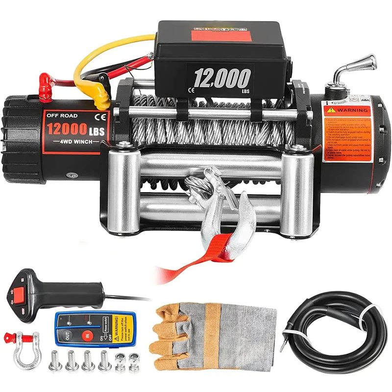 Truck Winch - 2000 lbs Electric Winch, 26m Cable, Wireless Remote Control