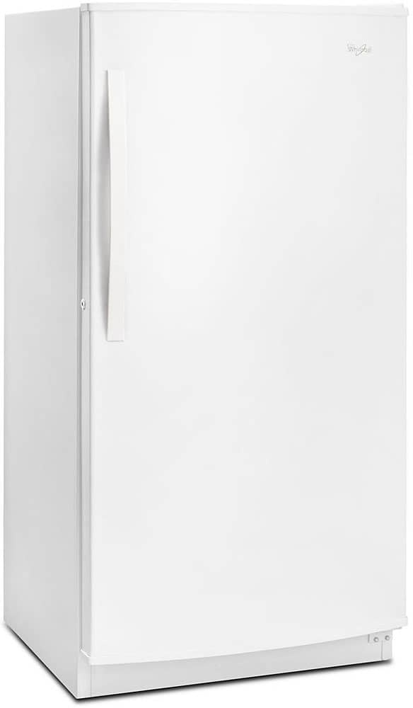 Whirlpool 16 Cu. Ft. Frost Free Upright Freezer, Electronic Controls, White