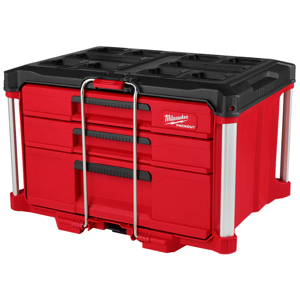 2025 Milwaukee 48-22-8447 3-Lade Gereedschapskoffer Multi-Diepte PACKOUT