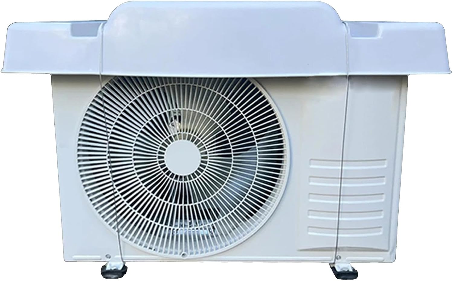 Abdeckung für Outdoor-Klimaanlagen, universal, wasserdicht, AC-Abdeckung für Mini-Split-Wärmepumpe, Monoblock-Design mit Spanngurten, passend für Kondensator und Kompressor (94 x 45,7 cm)
