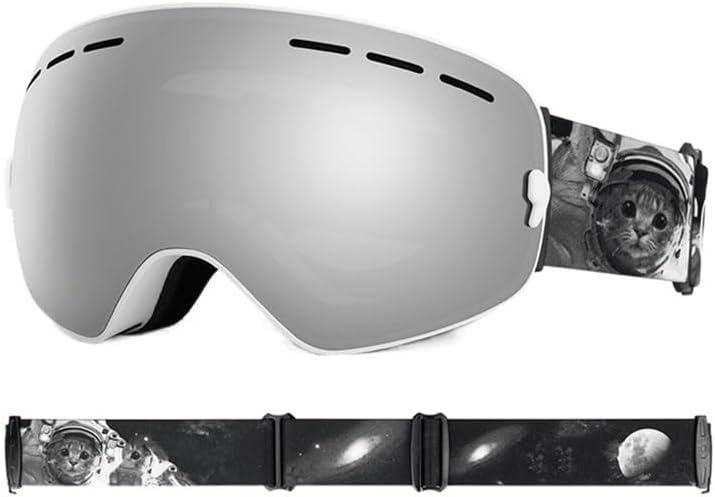 Motorradbrille zum Skifahren UV400-Schutz Skifahren Schneebrille Skibrille Herren Damen Snowboardbrille Brille Antibeschlag-Skimaske Reitbrille (Farbe: 14) (15)
