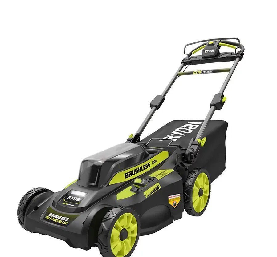 RYOBI 40V Self-Propelled Cordless Lawn Mower | 20�� Brushless | 6.0Ah Battery & Charger Included