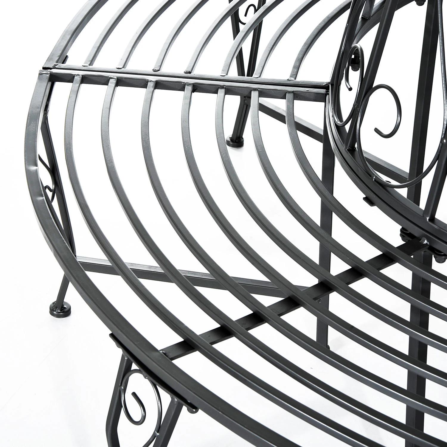 360�� boombank ronde bank tuinbank bankje parkbank bankje tuin metaal