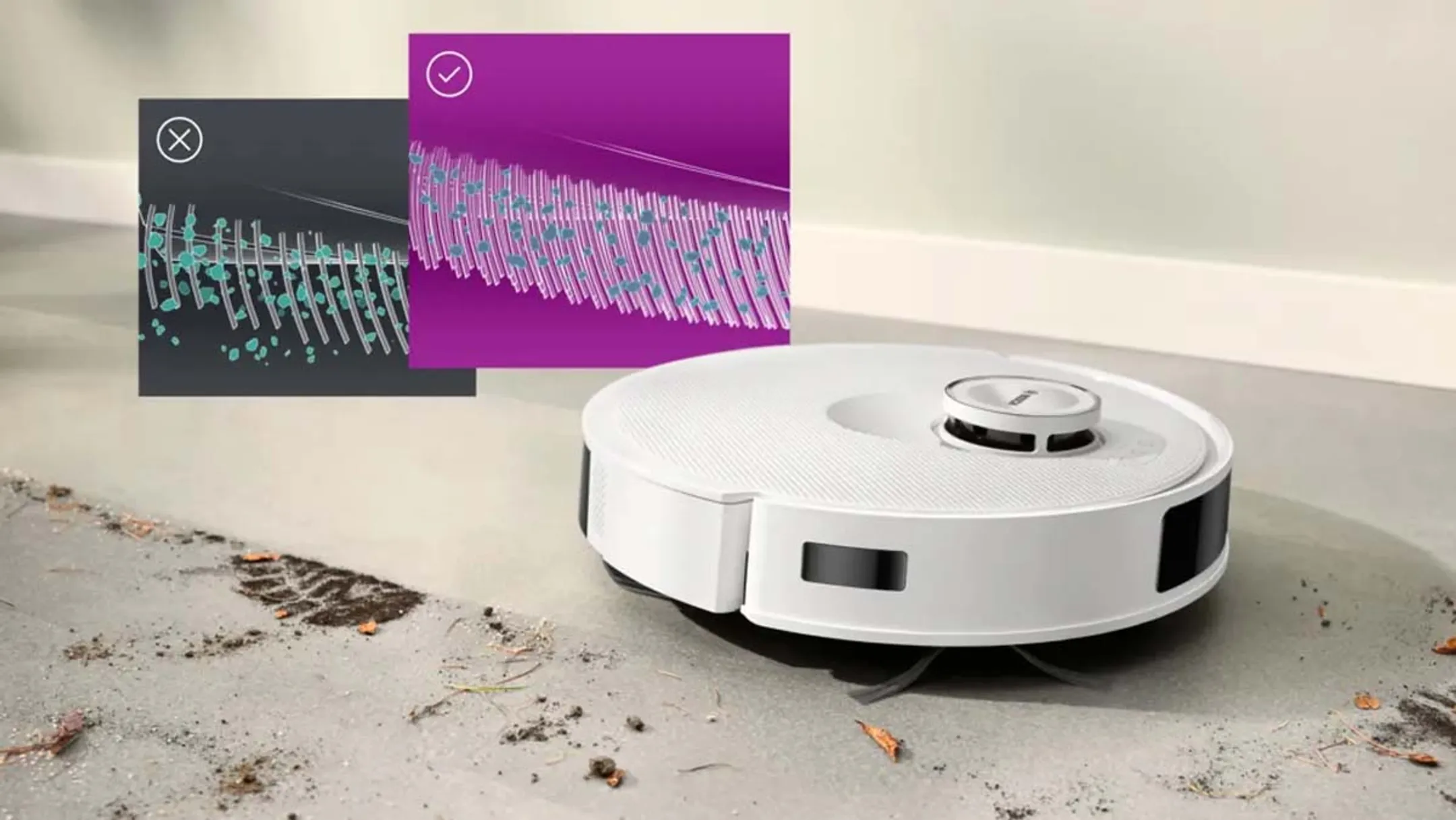 Bosch Robotstofzuiger 2in1 Spotless Advanced + BCRD2W