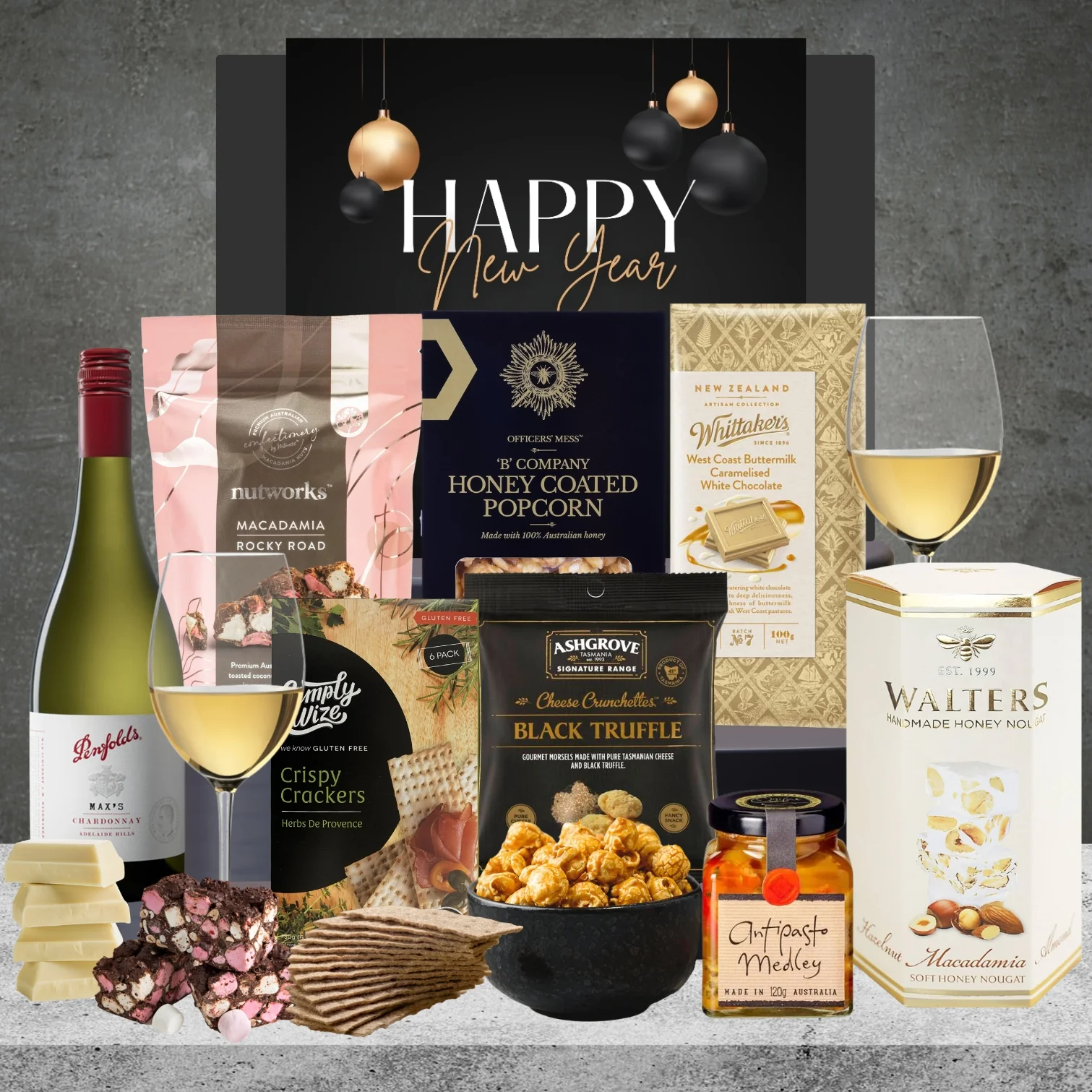 Best White Wine New Year Gift Hamper for Her