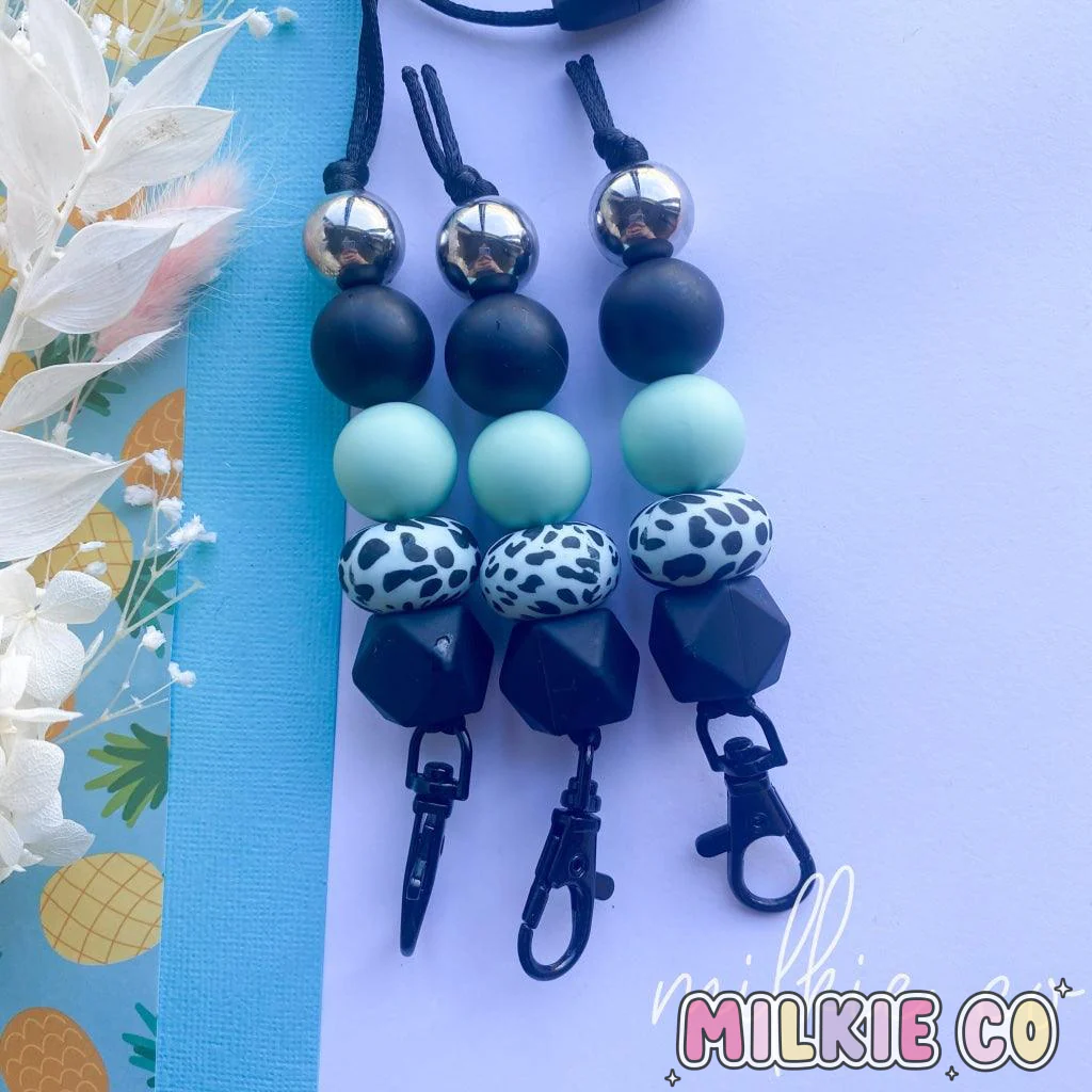 Riley Beaded Keychain