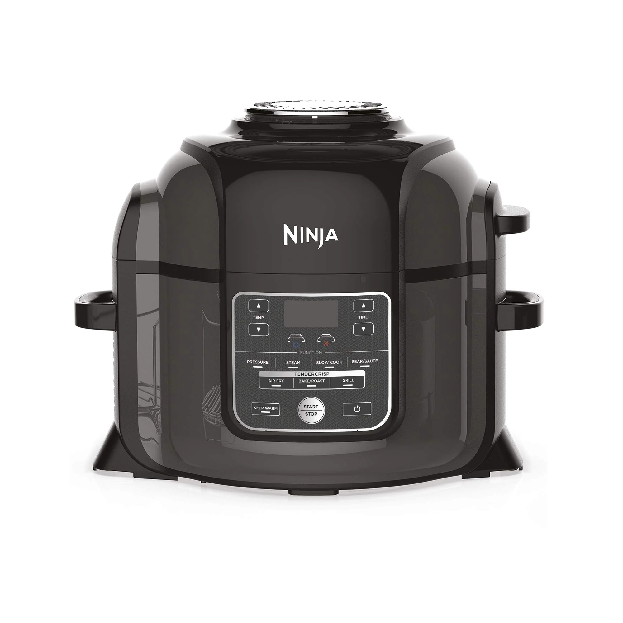 2025 Ninja Foodi MAX Dual Zone heteluchtfriteuse, 9,5L Airfryer, 2 compartimenten, met tang, anti-aanbaklaag, vaatwasserbestendige manden, 6-in-1, Amazon exclusief, koper/zwart, AF400EUCP
