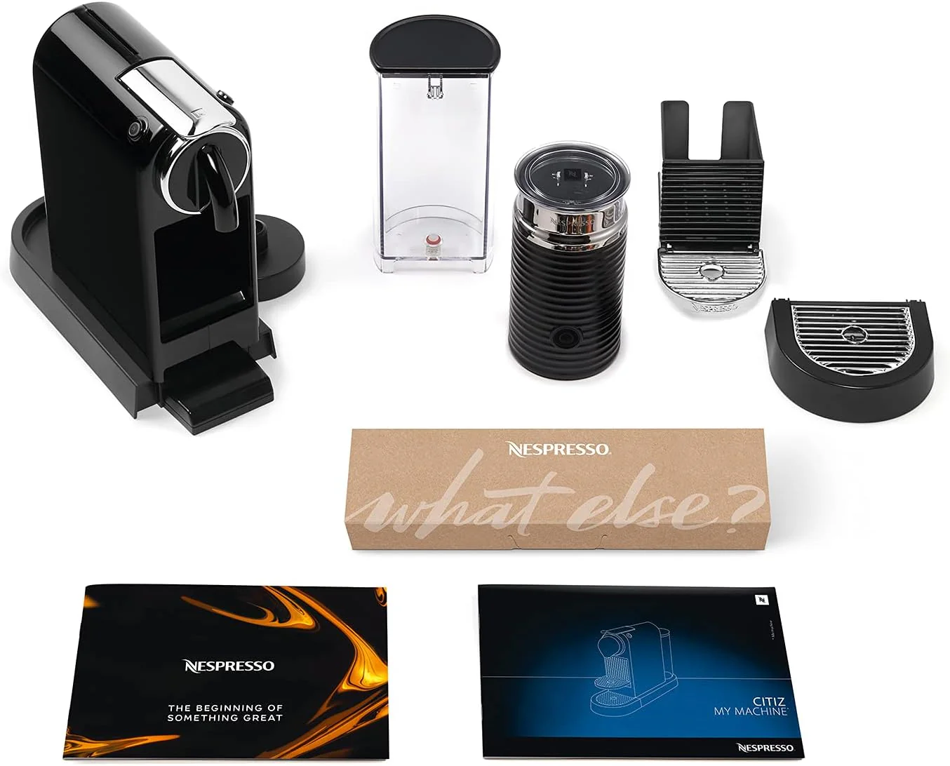Nespresso De'Longhi EN267.BAE Citiz koffiezetapparaat met melkopschuimer, energiebesparende functie, 1710W, 1 liter, 37.2 x 21.8 x 27.7 cm, zwart