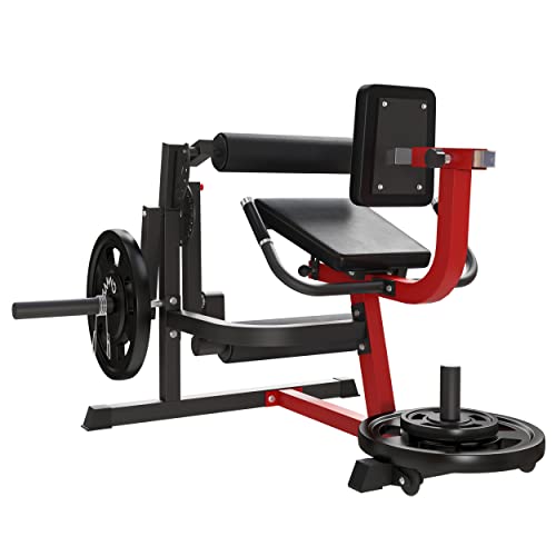 GMWD Leg Extension Machine and Curl, Lower Body Special Leg Machine, Adjustable Leg Exercise Bench