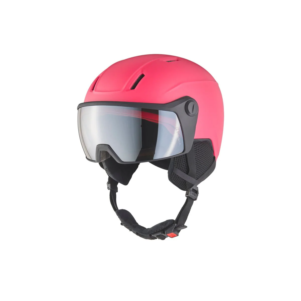 CRIVIT Kinder ski- en snowboardhelm met vizier (bessen) - B-keus transportschade cosmetisch