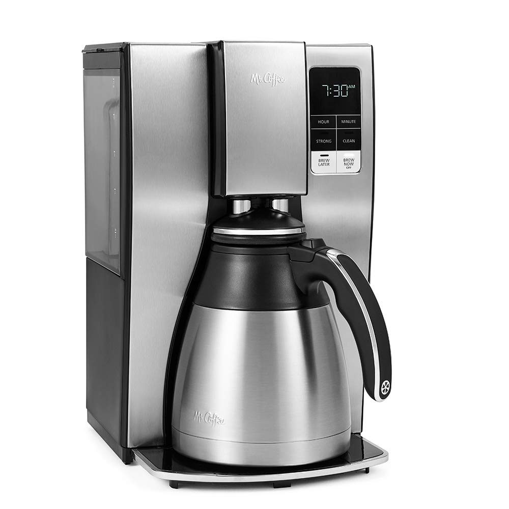 Mr. Coffee 10-Cup Programmable Coffee Maker, Insulated Thermal Carafe