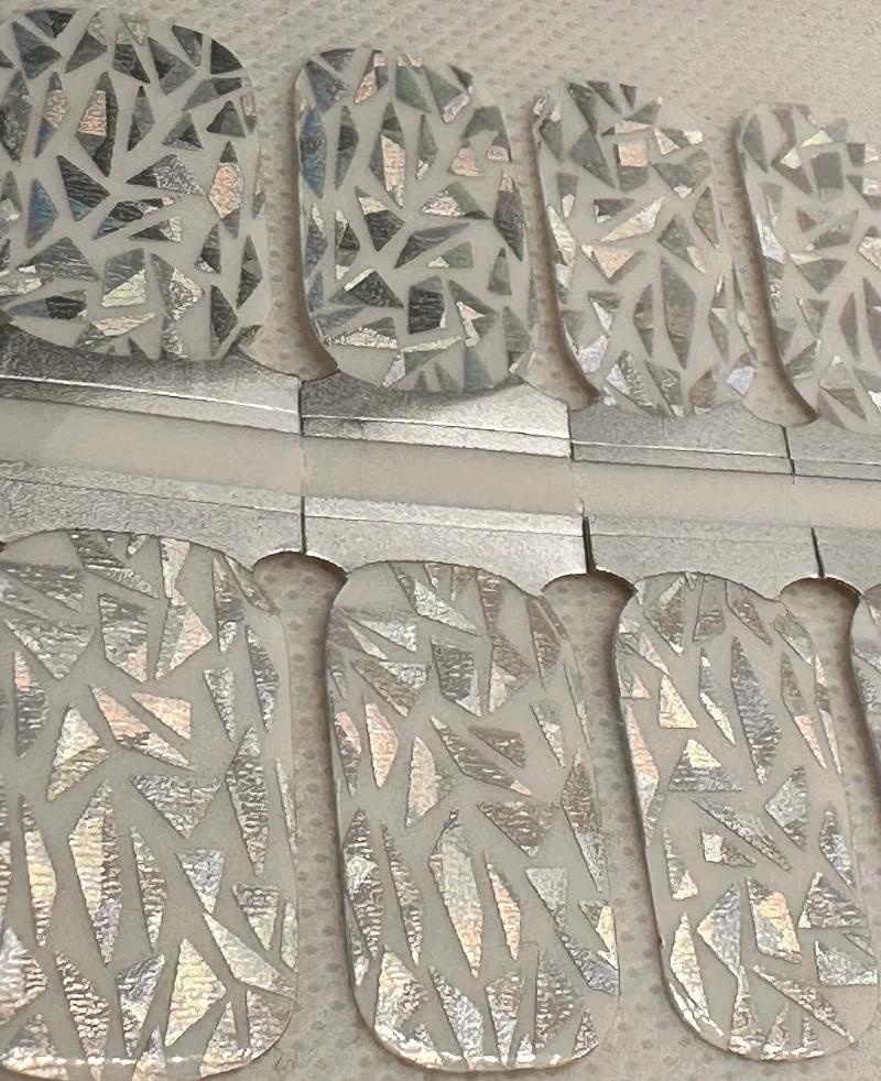 Silver Shards Holo (Transparent)