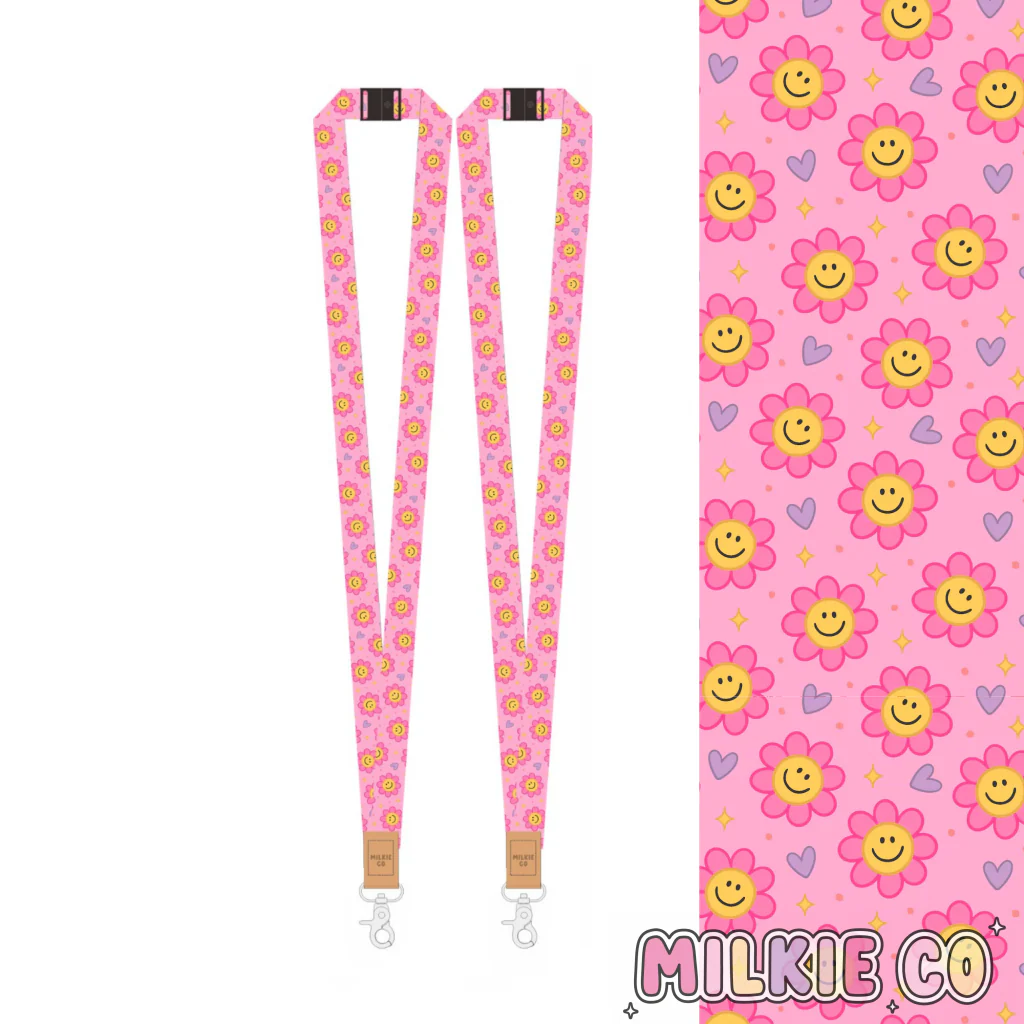 Sunny Days Fabric Lanyard